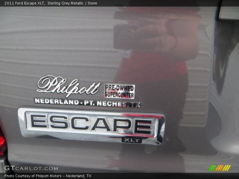 Sterling Grey Metallic / Stone 2011 Ford Escape XLT