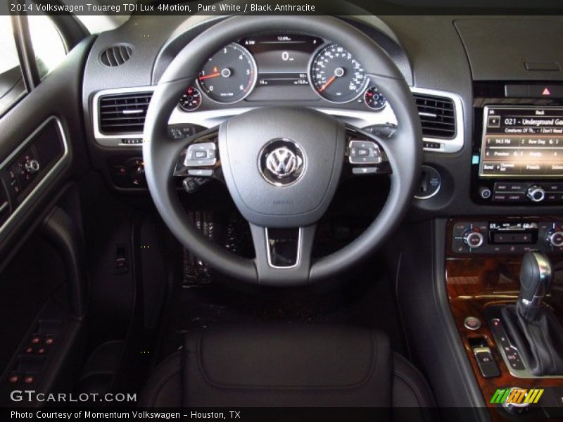 Pure White / Black Anthracite 2014 Volkswagen Touareg TDI Lux 4Motion