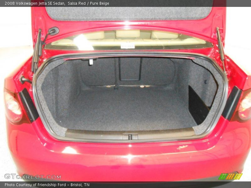 Salsa Red / Pure Beige 2008 Volkswagen Jetta SE Sedan