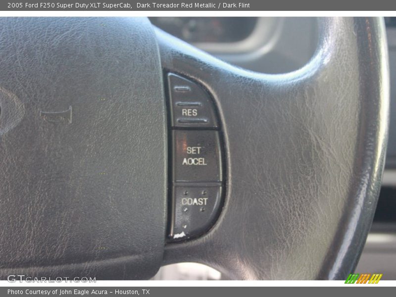 Dark Toreador Red Metallic / Dark Flint 2005 Ford F250 Super Duty XLT SuperCab