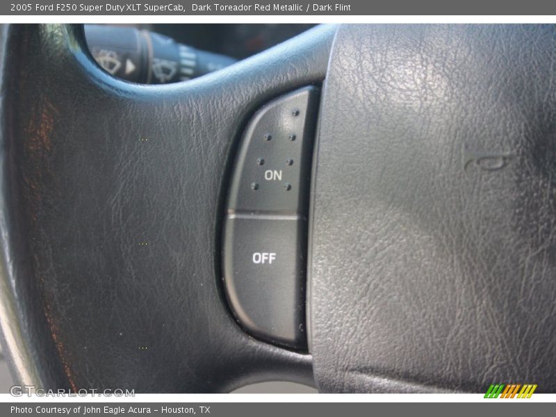 Dark Toreador Red Metallic / Dark Flint 2005 Ford F250 Super Duty XLT SuperCab