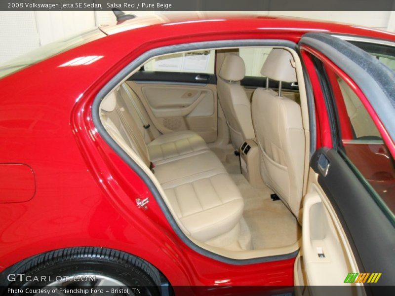 Salsa Red / Pure Beige 2008 Volkswagen Jetta SE Sedan