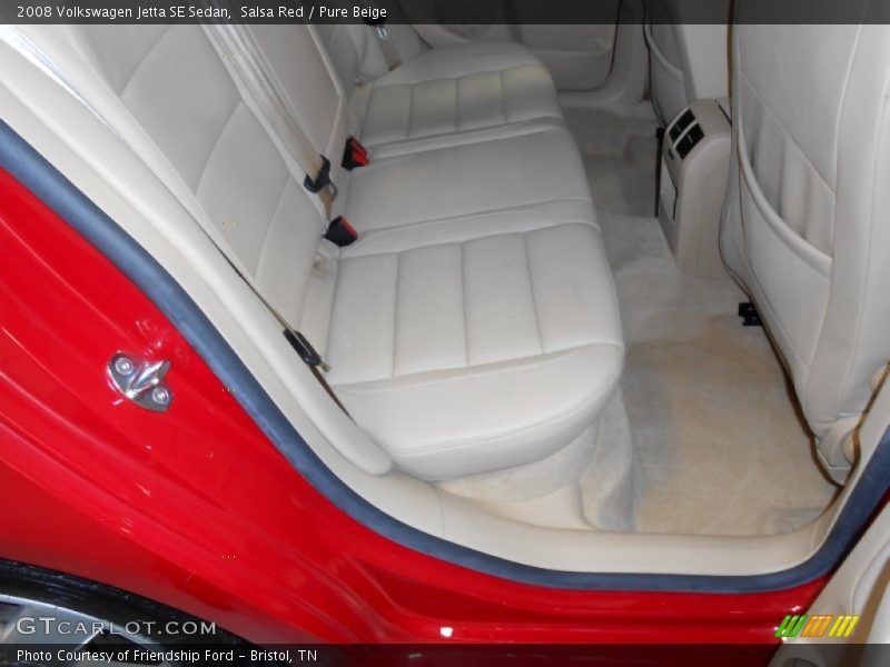 Salsa Red / Pure Beige 2008 Volkswagen Jetta SE Sedan