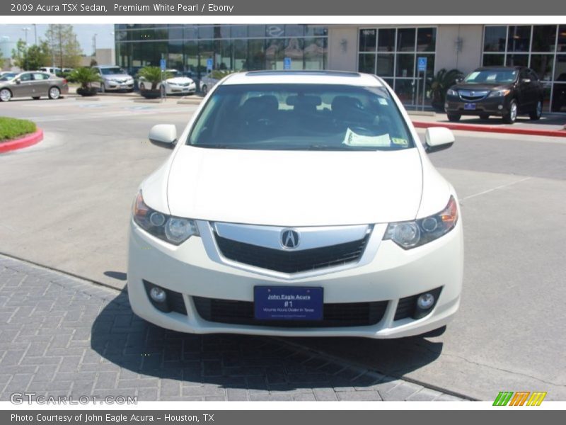 Premium White Pearl / Ebony 2009 Acura TSX Sedan
