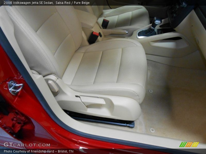 Salsa Red / Pure Beige 2008 Volkswagen Jetta SE Sedan