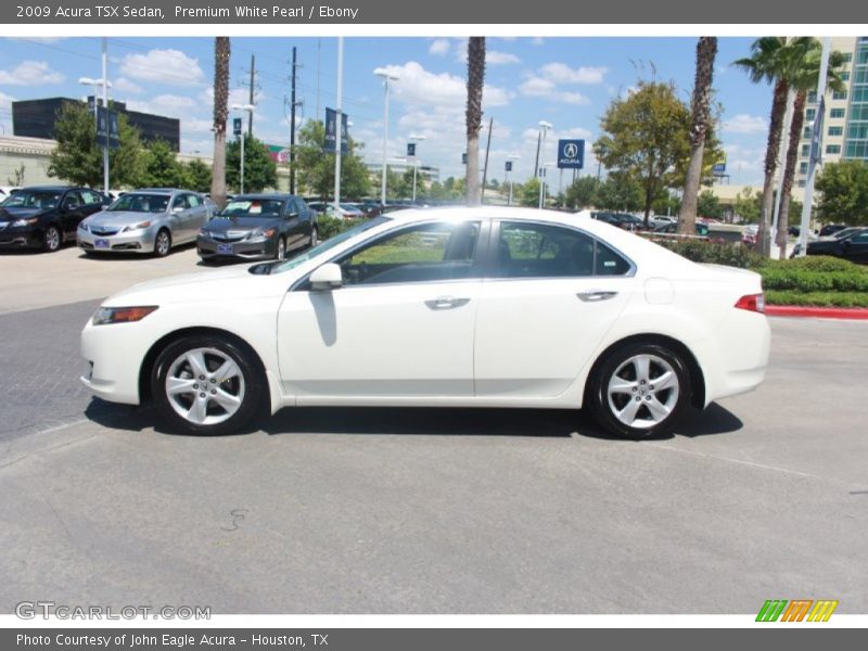 Premium White Pearl / Ebony 2009 Acura TSX Sedan