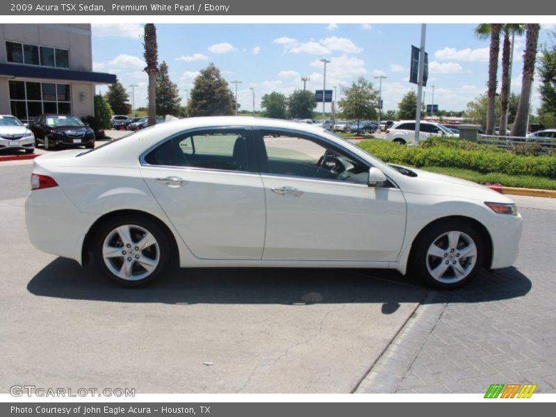 Premium White Pearl / Ebony 2009 Acura TSX Sedan