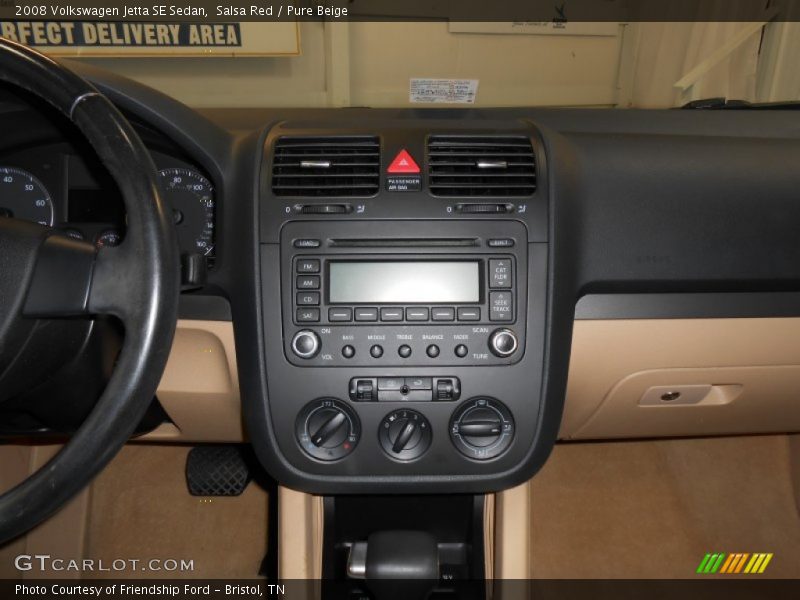 Salsa Red / Pure Beige 2008 Volkswagen Jetta SE Sedan