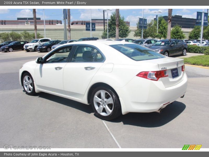 Premium White Pearl / Ebony 2009 Acura TSX Sedan