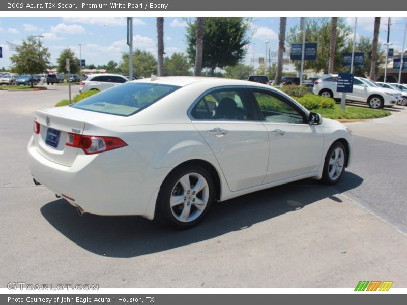 Premium White Pearl / Ebony 2009 Acura TSX Sedan