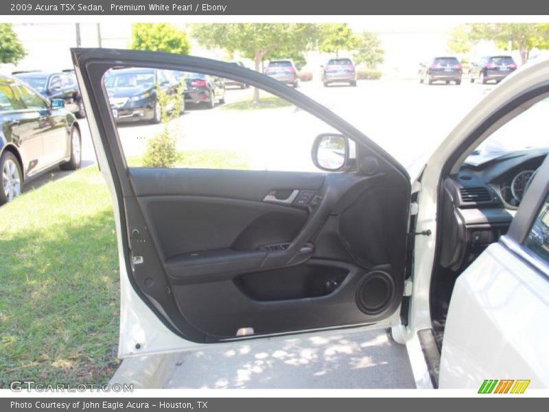 Premium White Pearl / Ebony 2009 Acura TSX Sedan