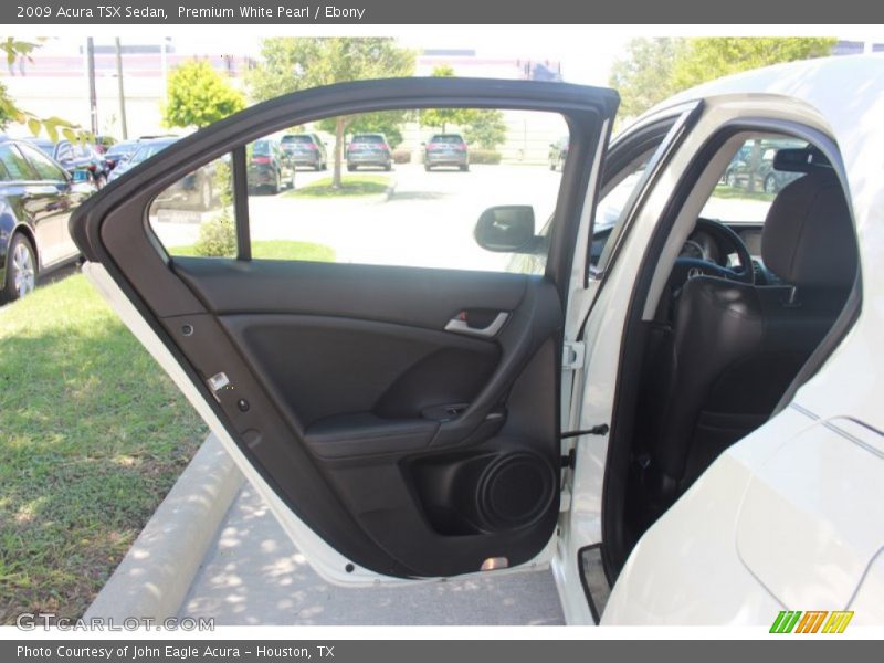 Premium White Pearl / Ebony 2009 Acura TSX Sedan