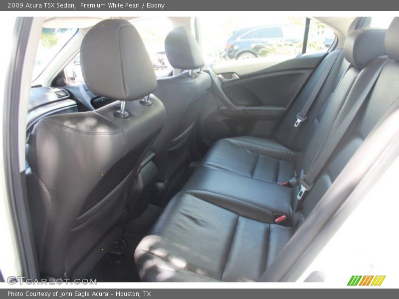 Premium White Pearl / Ebony 2009 Acura TSX Sedan
