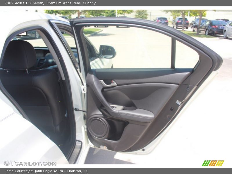 Premium White Pearl / Ebony 2009 Acura TSX Sedan