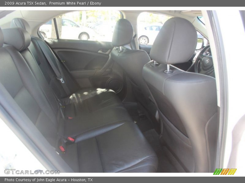 Premium White Pearl / Ebony 2009 Acura TSX Sedan