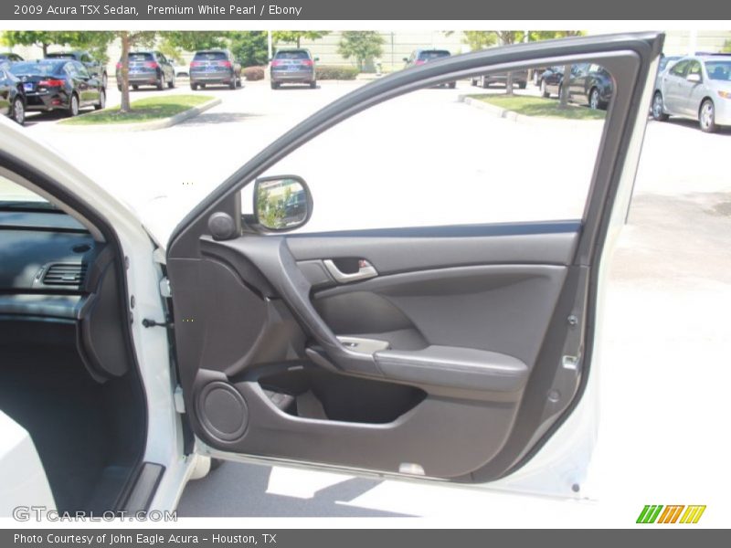 Premium White Pearl / Ebony 2009 Acura TSX Sedan
