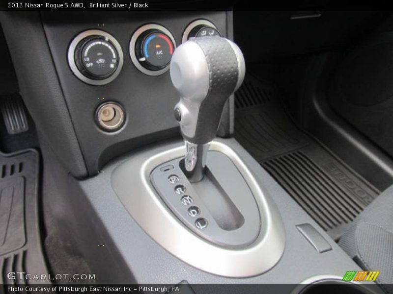 Brilliant Silver / Black 2012 Nissan Rogue S AWD
