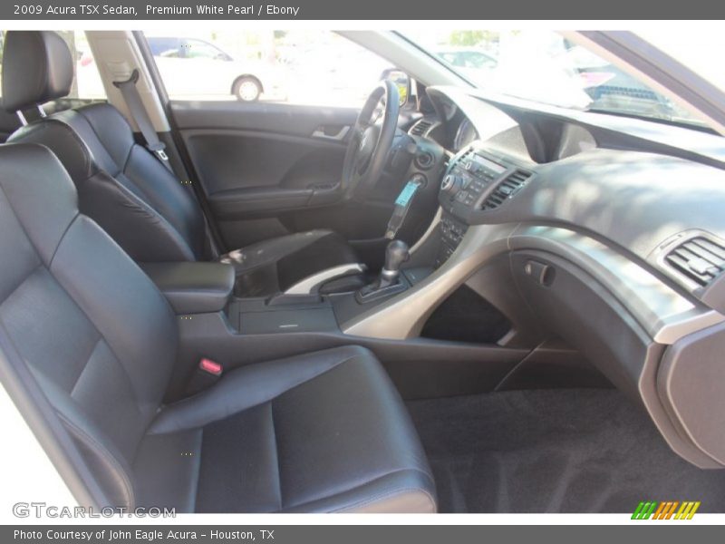 Premium White Pearl / Ebony 2009 Acura TSX Sedan