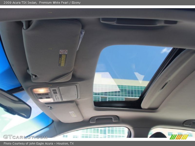 Premium White Pearl / Ebony 2009 Acura TSX Sedan