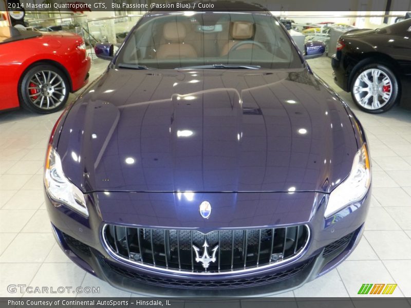 Blu Passione (Passion Blue) / Cuoio 2014 Maserati Quattroporte GTS