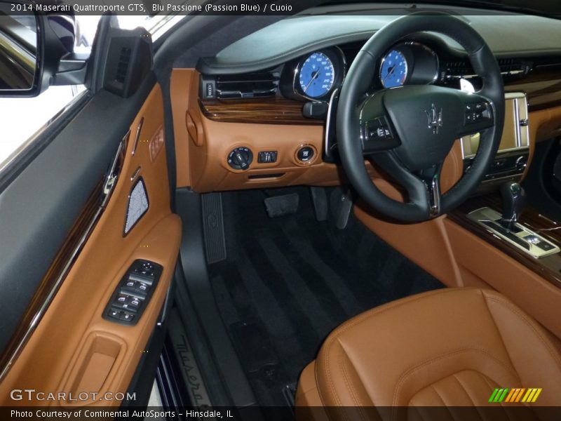 Blu Passione (Passion Blue) / Cuoio 2014 Maserati Quattroporte GTS
