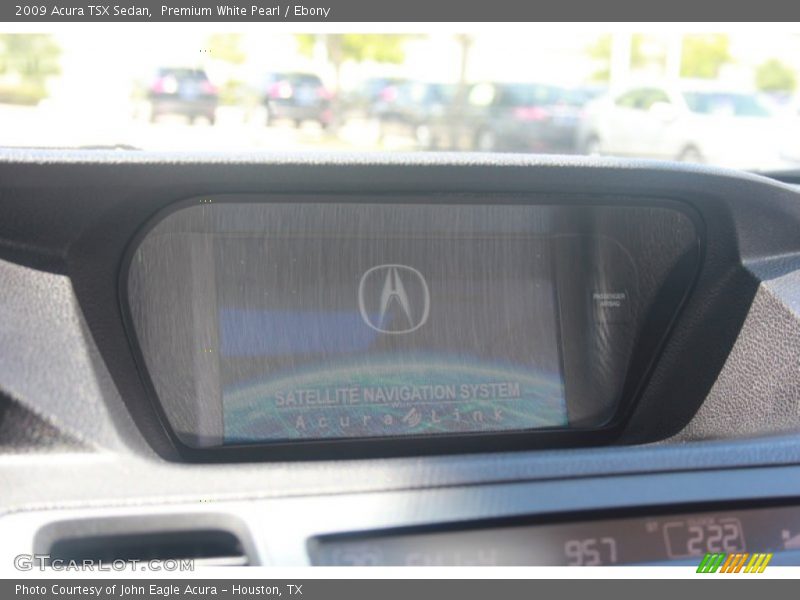 Premium White Pearl / Ebony 2009 Acura TSX Sedan