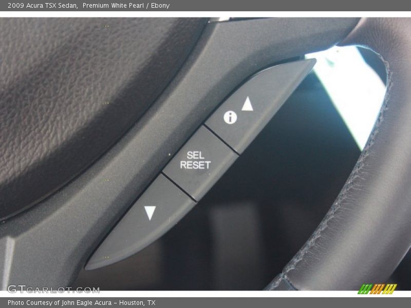 Premium White Pearl / Ebony 2009 Acura TSX Sedan