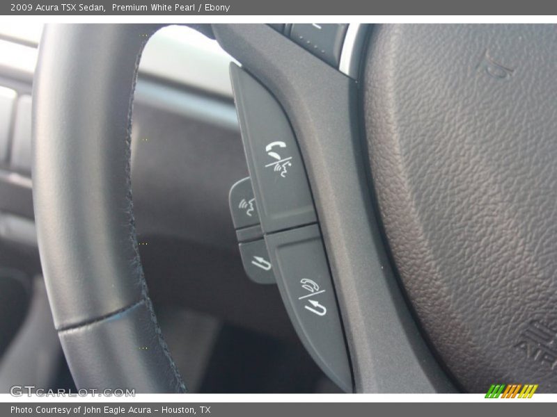 Premium White Pearl / Ebony 2009 Acura TSX Sedan