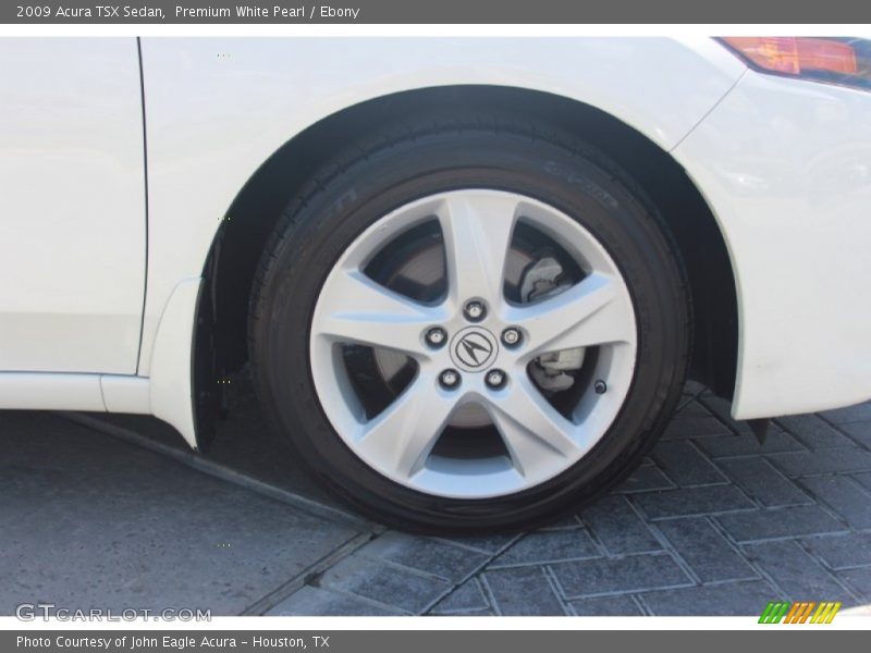 Premium White Pearl / Ebony 2009 Acura TSX Sedan