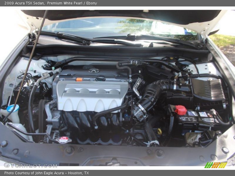 Premium White Pearl / Ebony 2009 Acura TSX Sedan