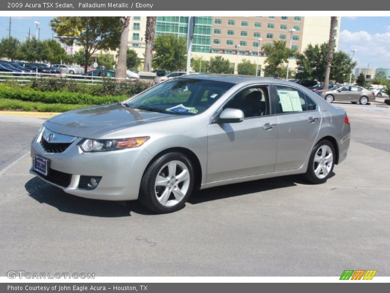 Palladium Metallic / Ebony 2009 Acura TSX Sedan