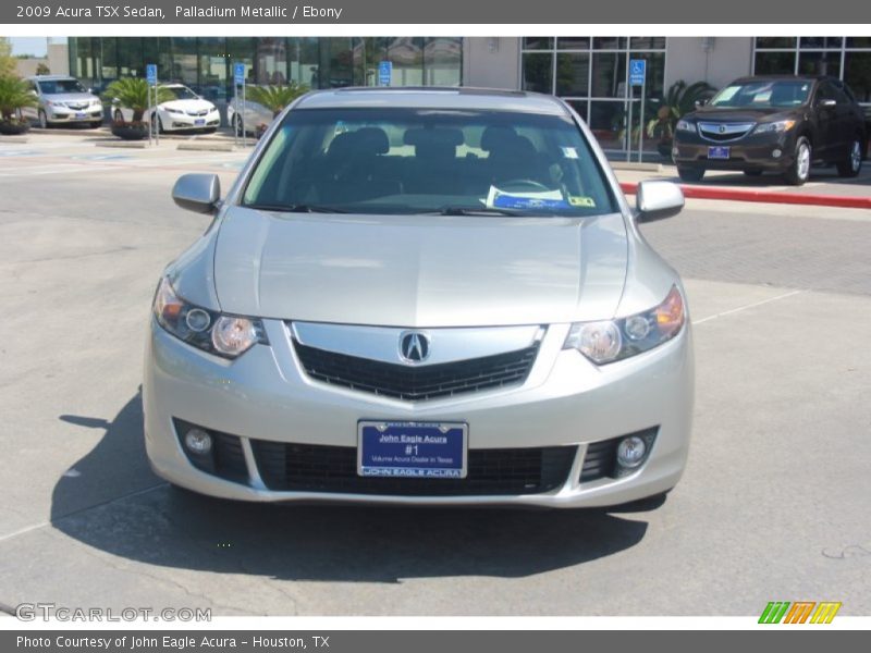 Palladium Metallic / Ebony 2009 Acura TSX Sedan