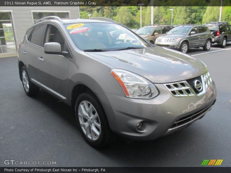 Platinum Graphite / Gray 2011 Nissan Rogue SL AWD