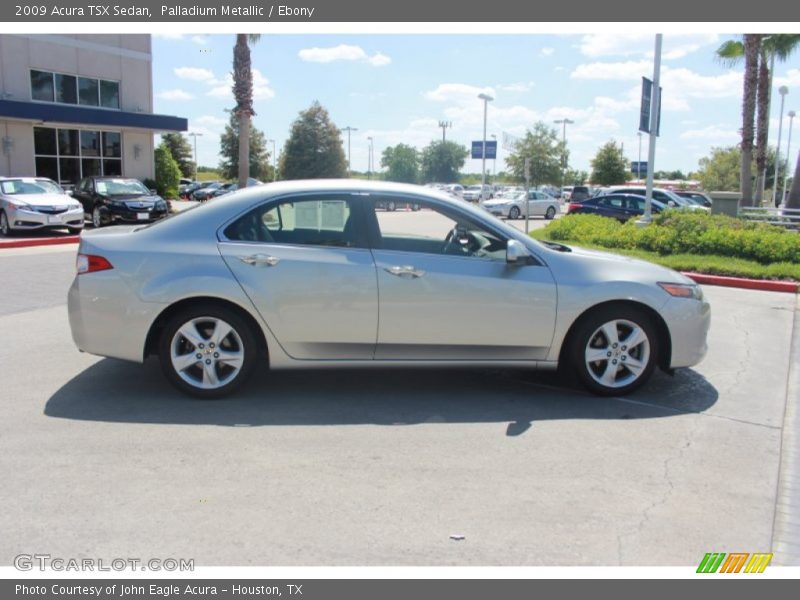 Palladium Metallic / Ebony 2009 Acura TSX Sedan