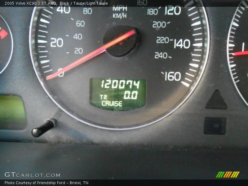 Black / Taupe/Light Taupe 2005 Volvo XC90 2.5T AWD