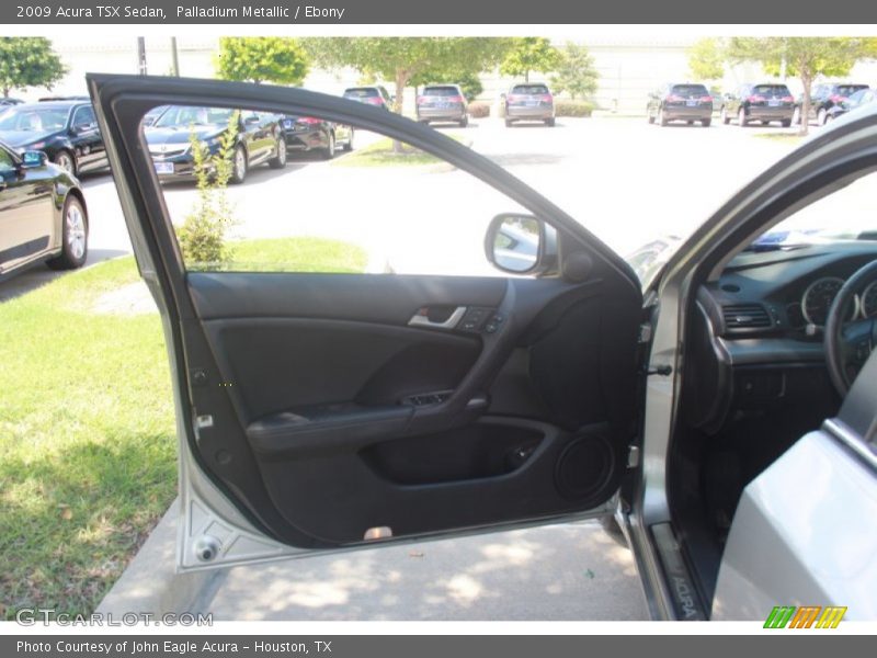 Palladium Metallic / Ebony 2009 Acura TSX Sedan