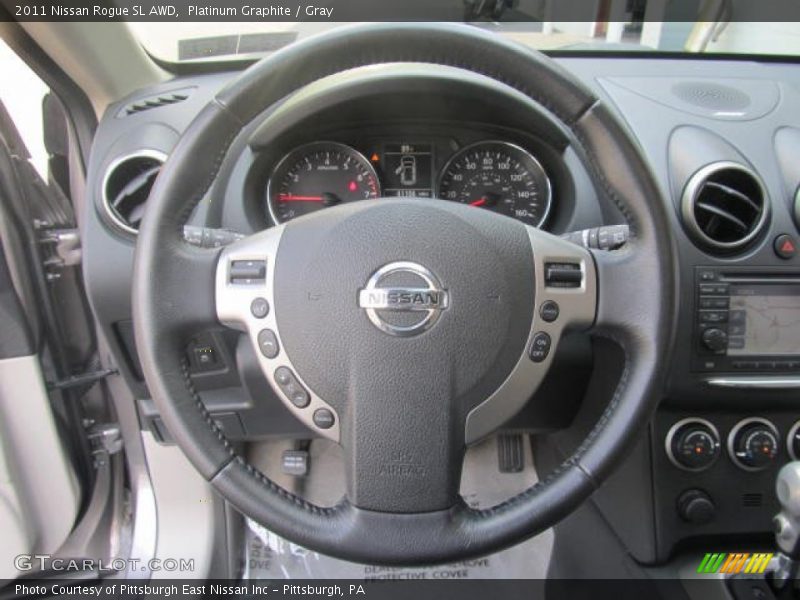 Platinum Graphite / Gray 2011 Nissan Rogue SL AWD