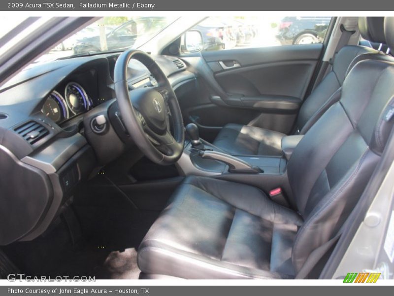 Palladium Metallic / Ebony 2009 Acura TSX Sedan