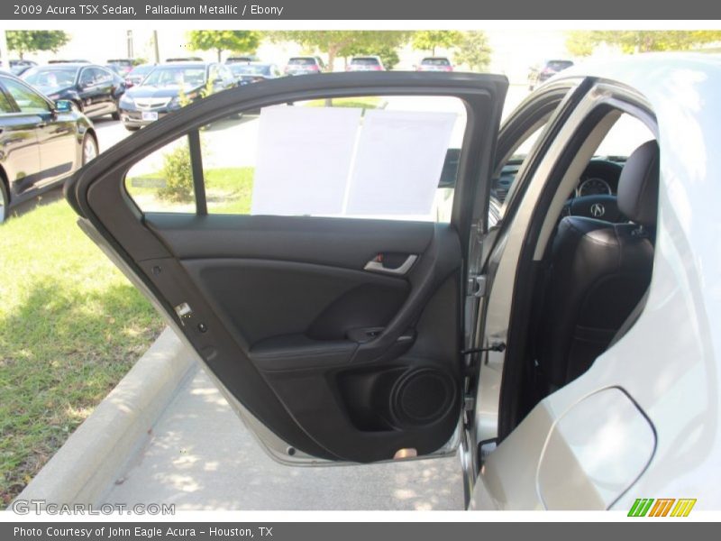 Palladium Metallic / Ebony 2009 Acura TSX Sedan