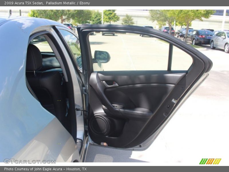 Palladium Metallic / Ebony 2009 Acura TSX Sedan