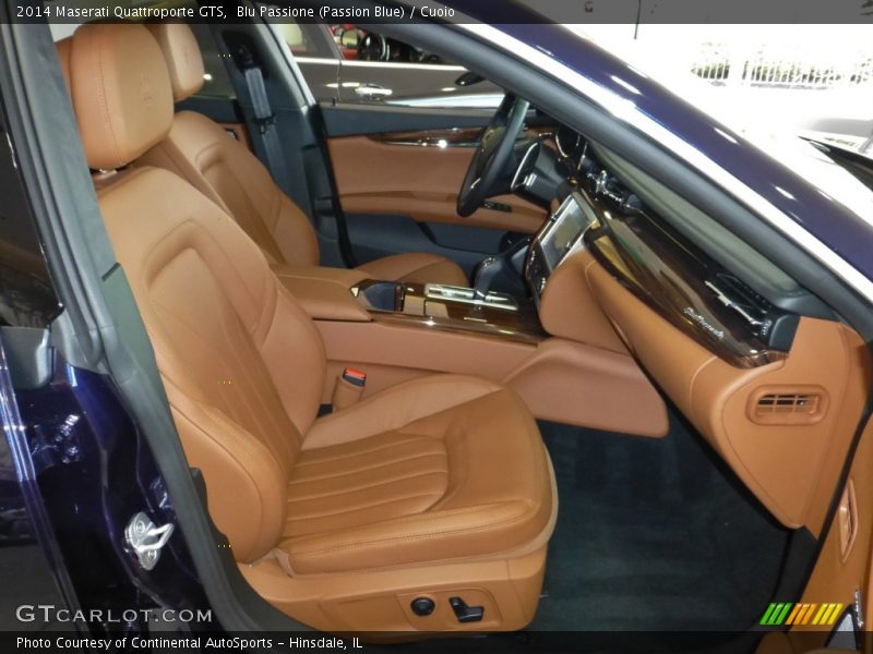Blu Passione (Passion Blue) / Cuoio 2014 Maserati Quattroporte GTS