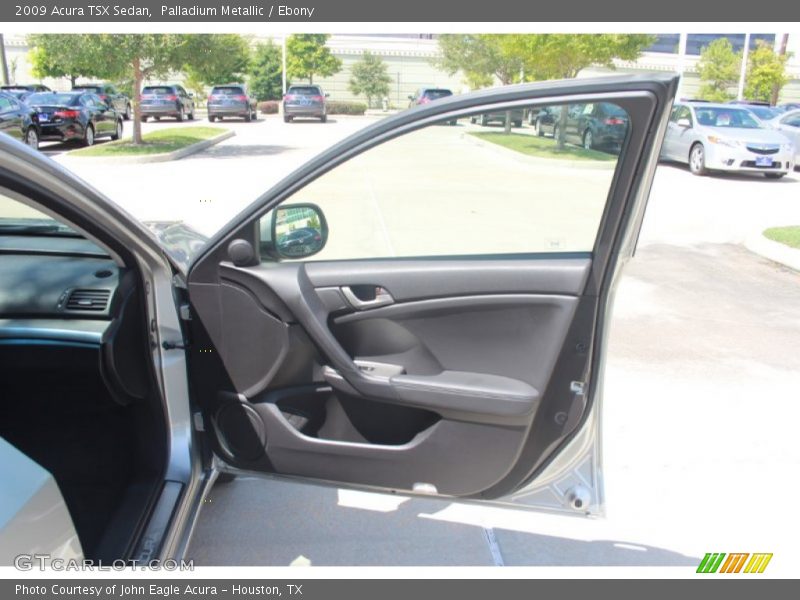 Palladium Metallic / Ebony 2009 Acura TSX Sedan