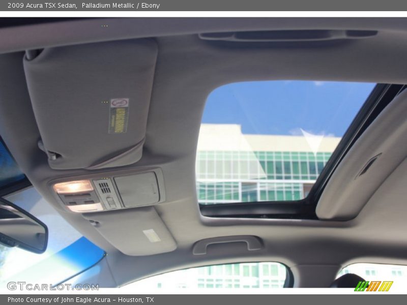 Palladium Metallic / Ebony 2009 Acura TSX Sedan
