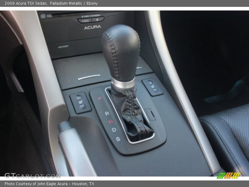 Palladium Metallic / Ebony 2009 Acura TSX Sedan