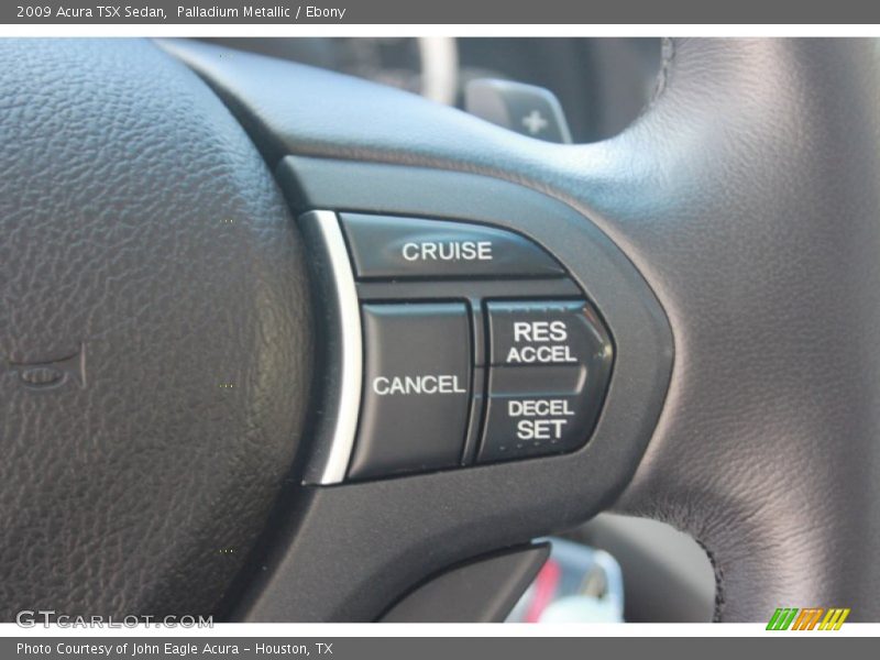 Palladium Metallic / Ebony 2009 Acura TSX Sedan
