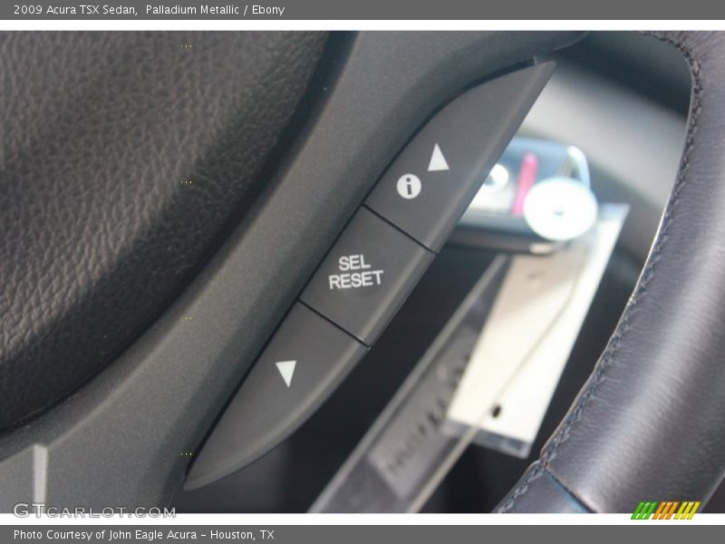 Palladium Metallic / Ebony 2009 Acura TSX Sedan