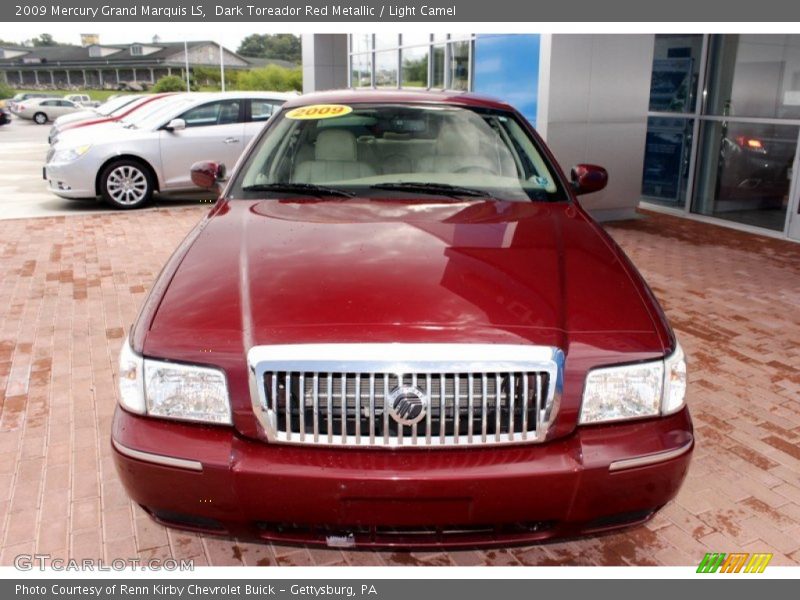 Dark Toreador Red Metallic / Light Camel 2009 Mercury Grand Marquis LS