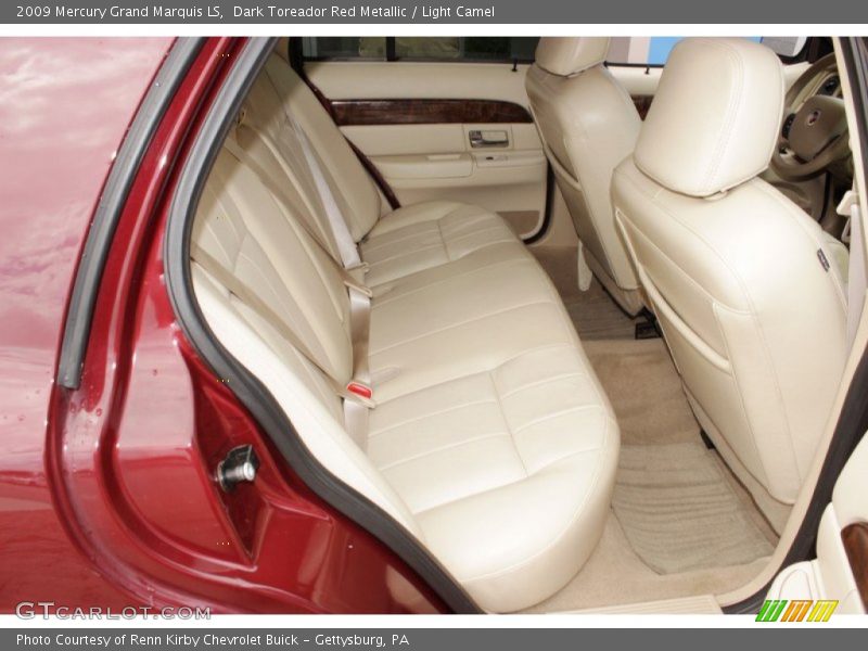 Dark Toreador Red Metallic / Light Camel 2009 Mercury Grand Marquis LS