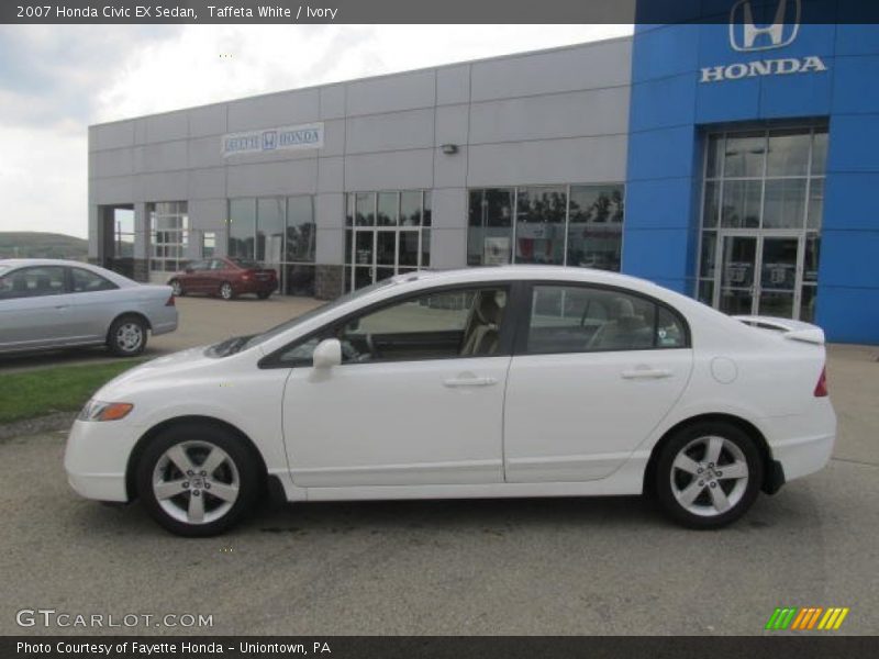 Taffeta White / Ivory 2007 Honda Civic EX Sedan
