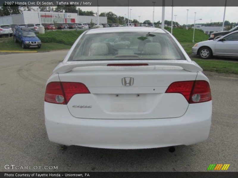 Taffeta White / Ivory 2007 Honda Civic EX Sedan